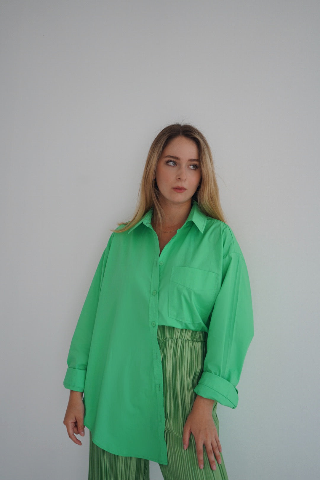 Matcha oversized shirt